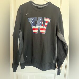UNIV. OF WASHINGTON NIKE SIDELINE THERMA-FIT PERFORMANCE SWEATSHIRT